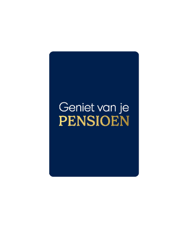 Minikaart: Geniet van je pensioen.