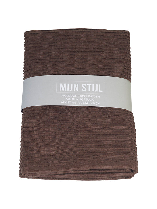 Handdoek XL bruin