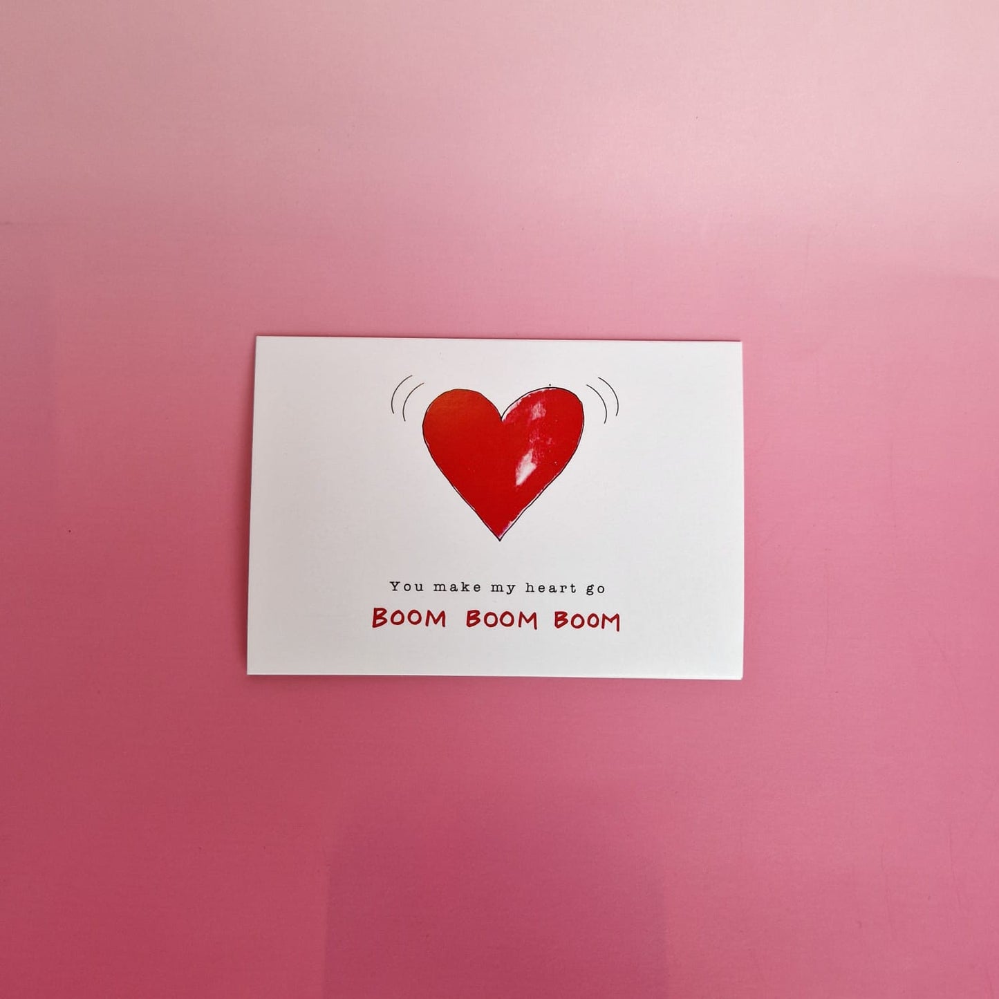 kaart: Met een liefdes boodschap
