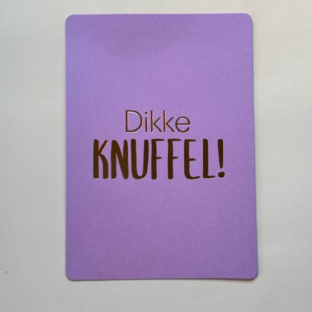 Kaart: Dikke knuffel
