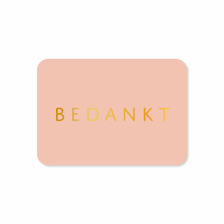 Minikaart: Bedankt