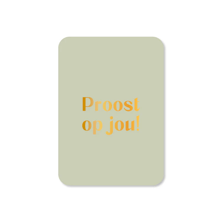 Minikaart: Proost op jou