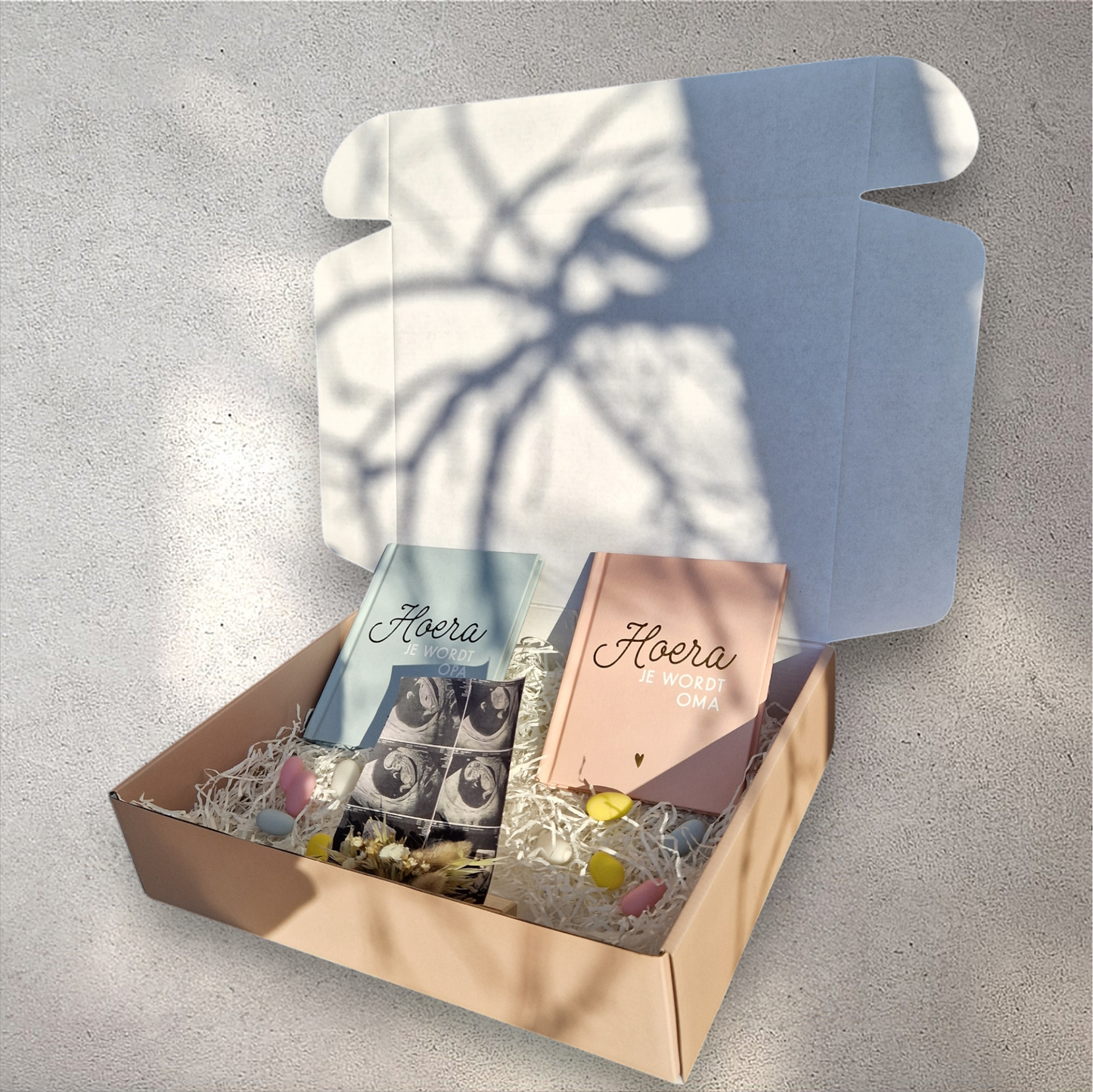 Cadeaubox Hoera, Opa & Oma