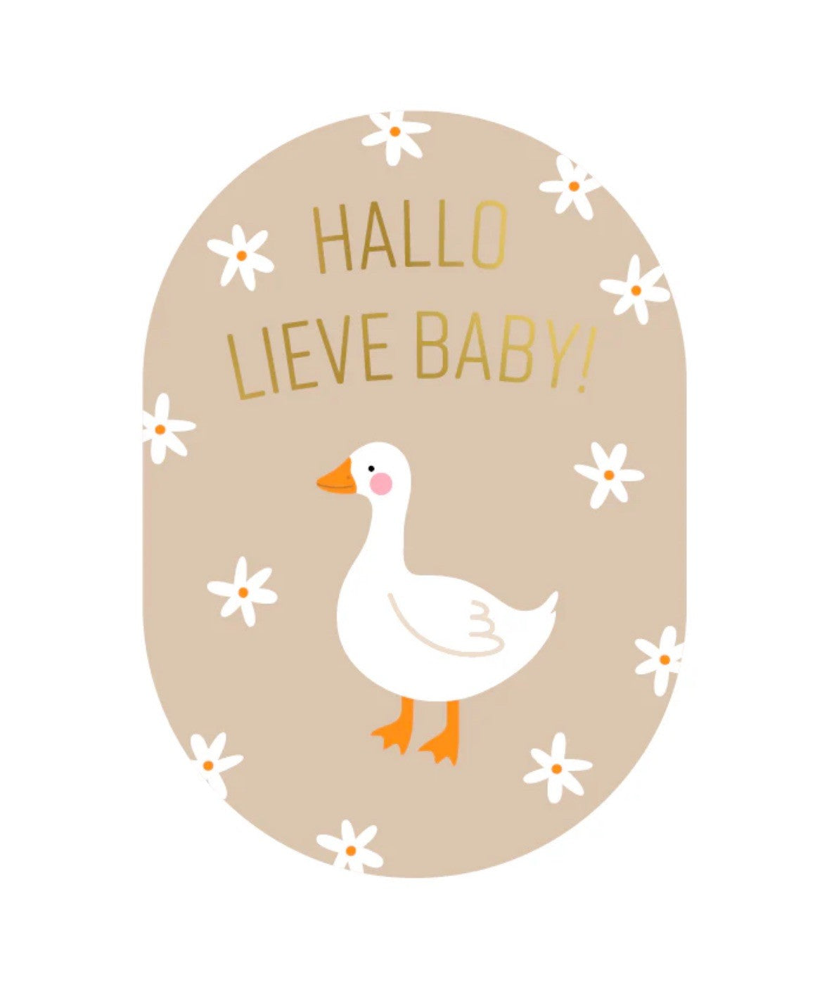 Kaart: Hallo lieve baby