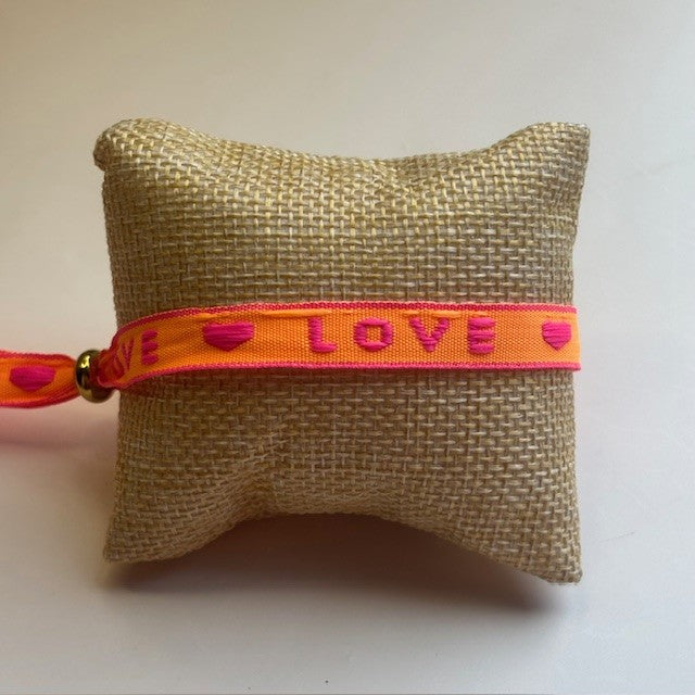 Lint Armbandjes met Tekst: diverse uitvoeringen