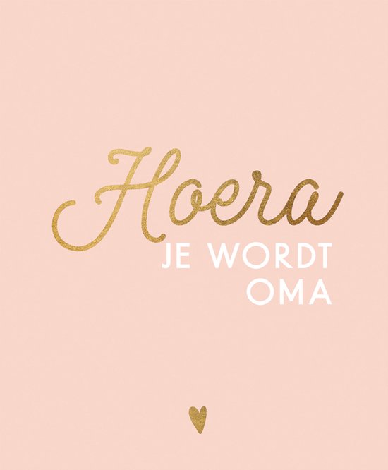 Cadeaubox Hoera, Opa & Oma