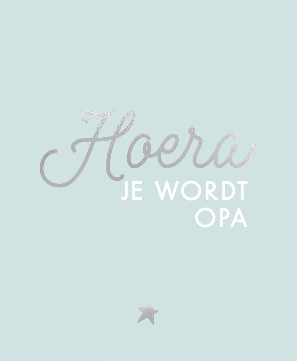 Brievenbuspakket Hoera je wordt opa
