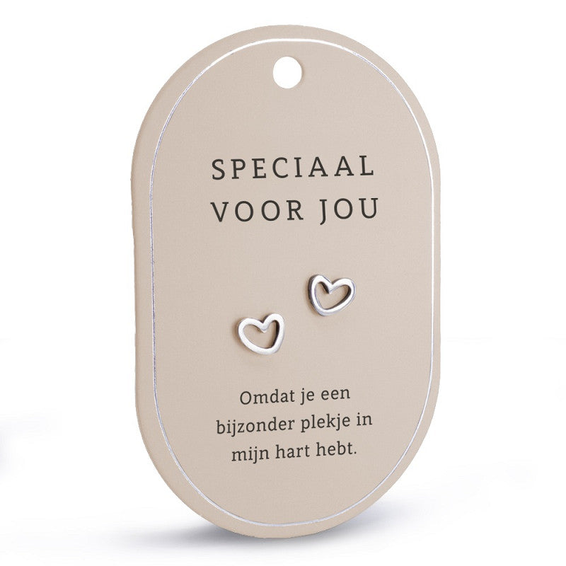Oorbellen met een boodschap: Speciaal voor jou
