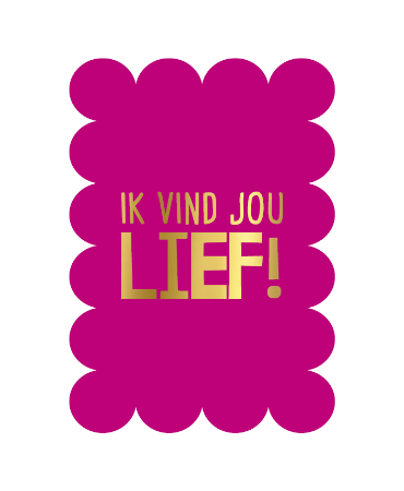 Kaart: Ik vind jou lief