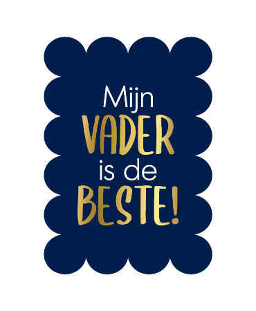 Kaart: Mijn vader is de beste