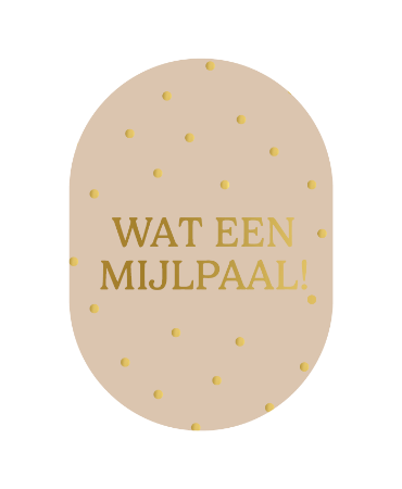 Kaart: Wat een mijlpaal
