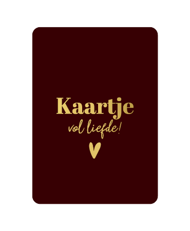 Kaart: Kaartje vol liefde