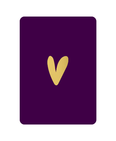 Kaart: Gouden hart.