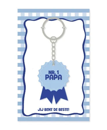 🔑 Sleutelhanger – Nr.1 Papa