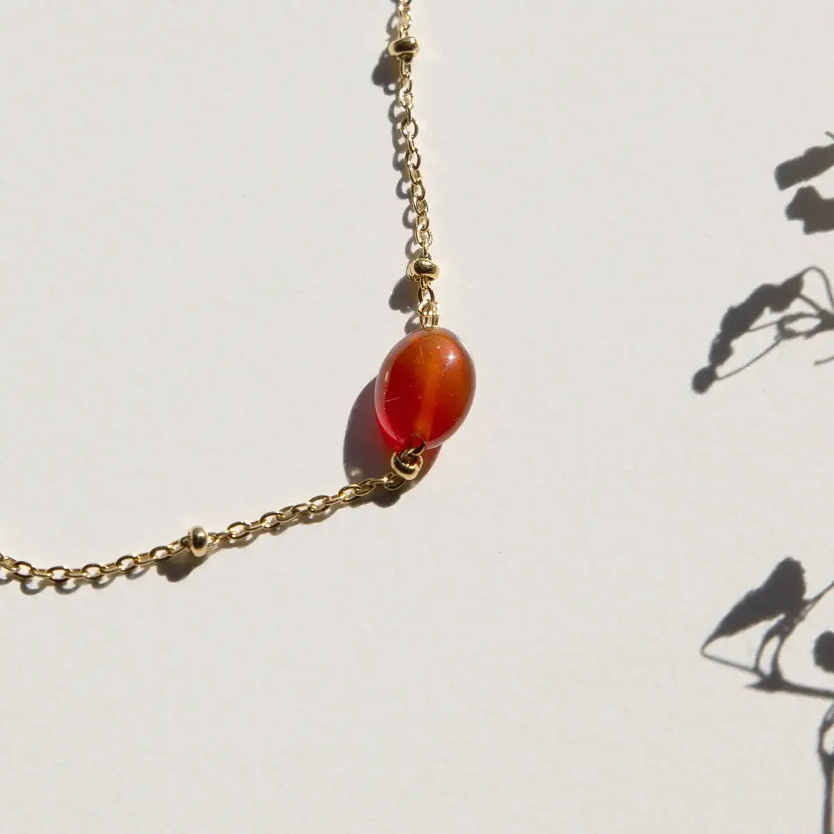 Armband oranje - You inspire me - Vinoos - Handgemaakt