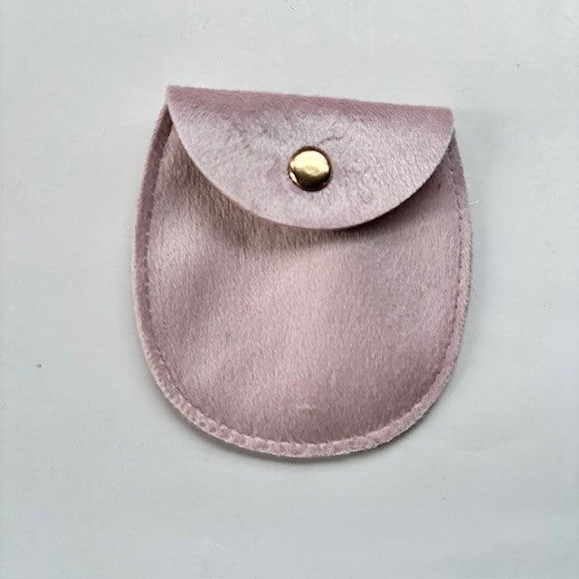 Suede sieradenzakje