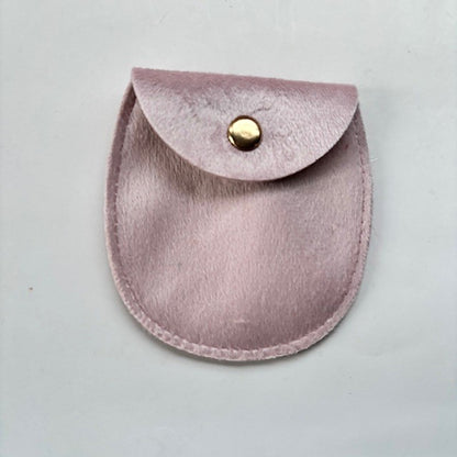 Suede sieradenzakje