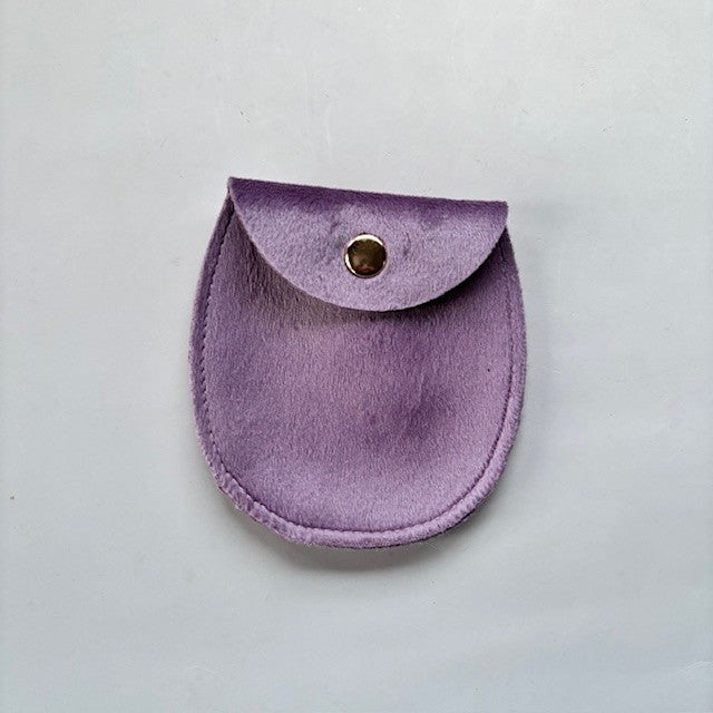 Suede sieradenzakje