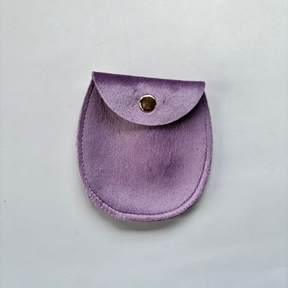 Suede sieradenzakje