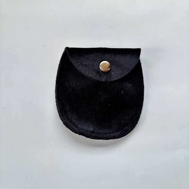 Suede sieradenzakje
