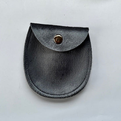 Suede sieradenzakje
