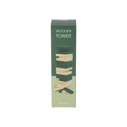 JENS living houten toren spel groen