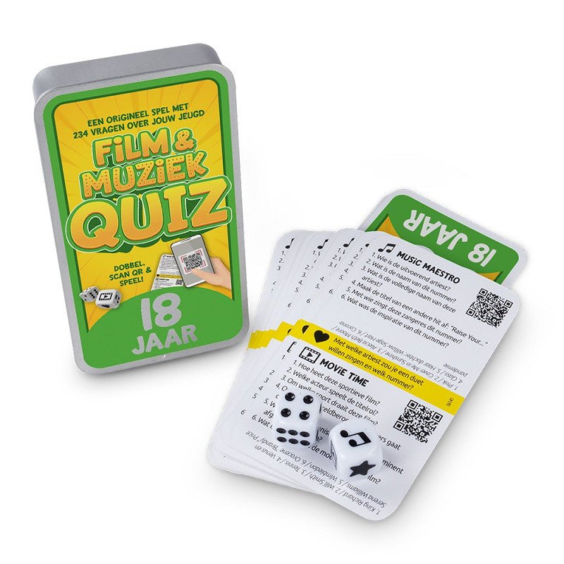 Film & Muziek Quiz - 18 jaar