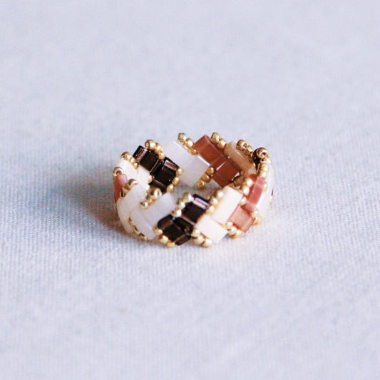 Tilabead ring - nude