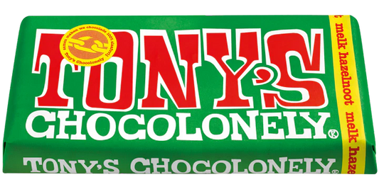 Melkchocolade hazelnootrepen 32%, 180gr