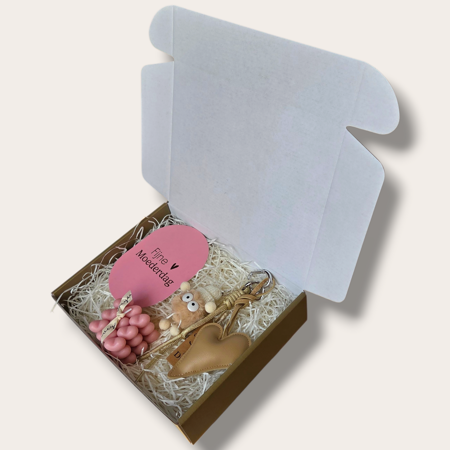 Mama’s geluk – Moederdag cadeaubox met bagcharm
