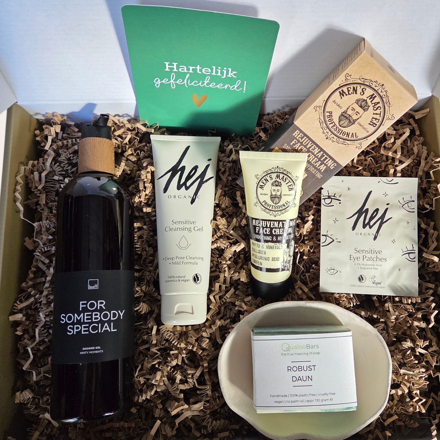 Fresh en Clean Cadeaubox – Felicitatie Cadeau voor Hem