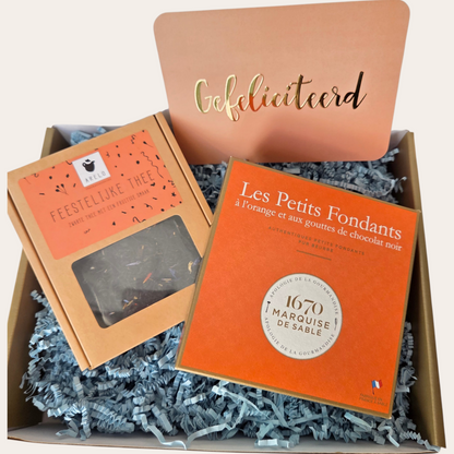 Tea en Treats Cadeaubox – Felicitatie Cadeau