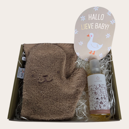 Hallo Lieve Baby – Verzorgings Cadeaubox