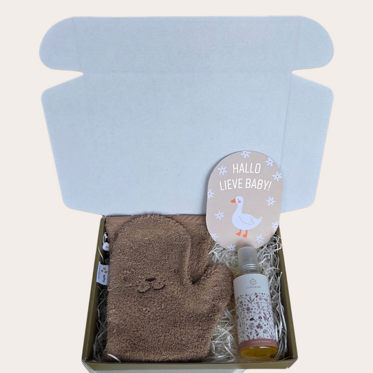 Hallo Lieve Baby – Verzorgings Cadeaubox