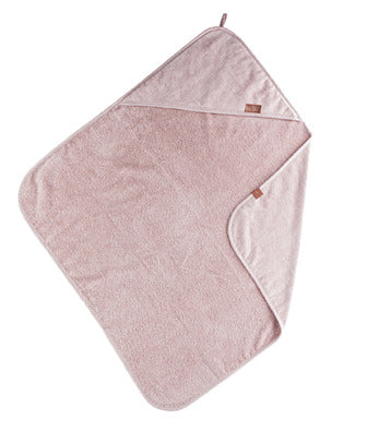 Baby handdoek met capuchon: rose