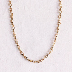 Fijne hartjes chain ketting