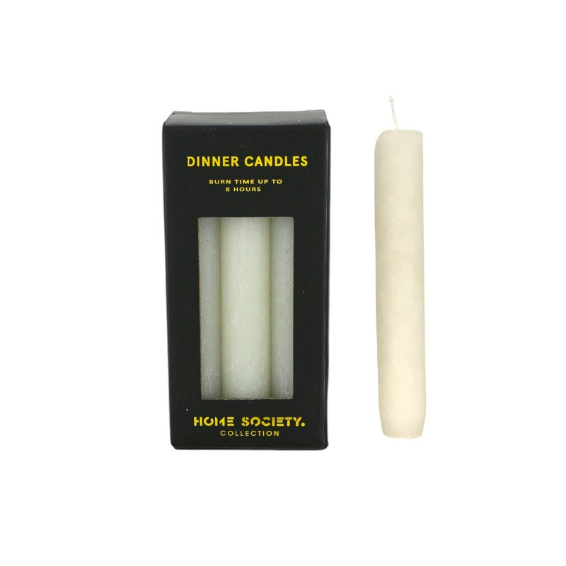 Witte half lange dinerkaars