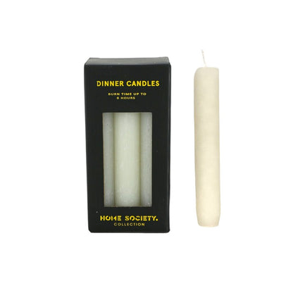 Witte half lange dinerkaars