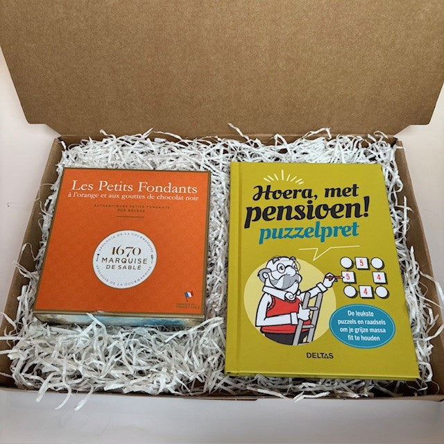 Brievenbuspakket – Hoera, met pensioen