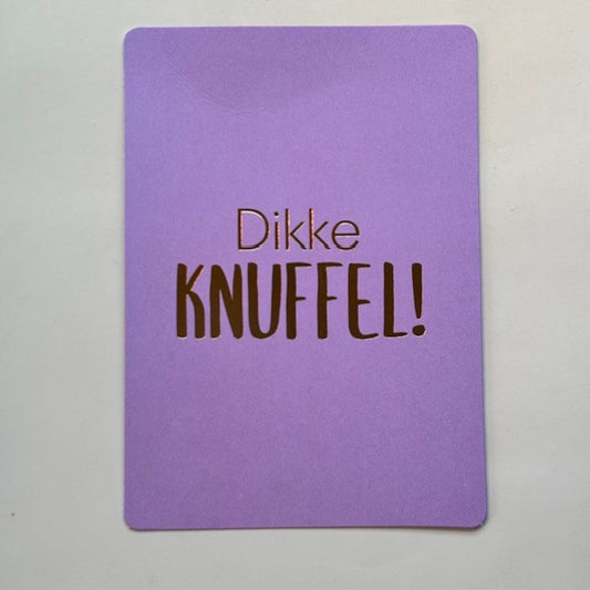Kaart: Dikke knuffel