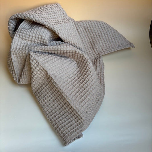 Honeycomb hydrofiele doek 70x70cm sea shell