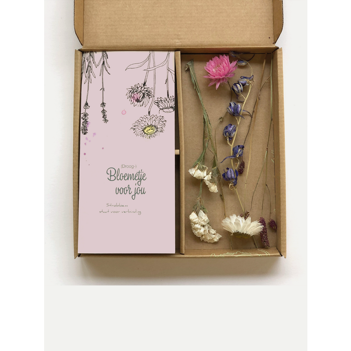 Brievenbuspakket bloemetje voor jou'