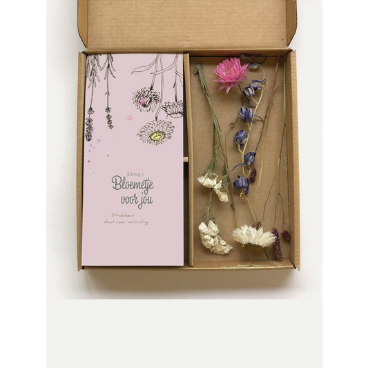 Brievenbuspakket bloemetje voor jou'