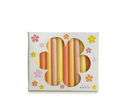 Potloodkaarsjes – Mix Kleuren (12 stuks)