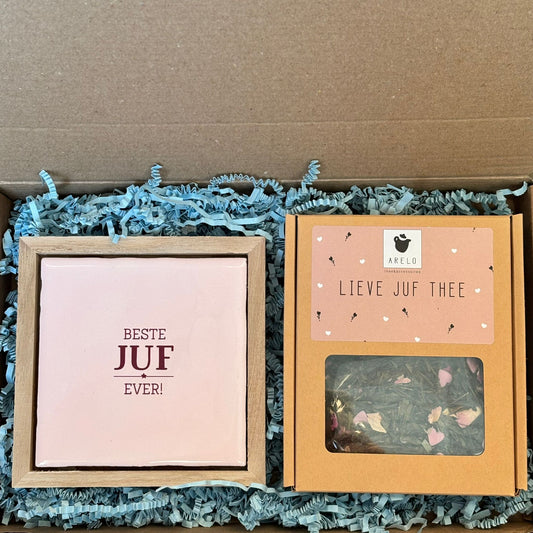 🌸 Lieve Juf Cadeaubox – Bedank Cadeau voor de Juf