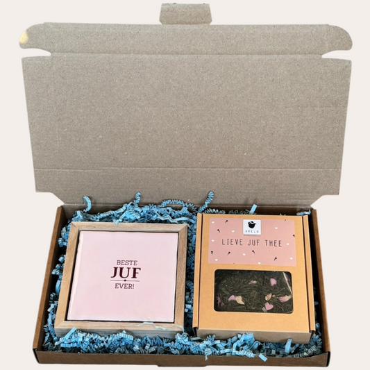 🌸 Lieve Juf Cadeaubox – Bedank Cadeau voor de Juf