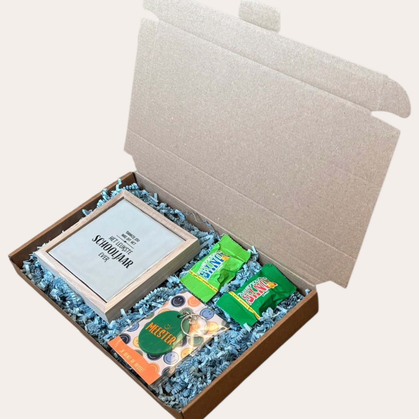 🎉 Beste Meester Cadeaubox – Origineel Bedank Cadeau voor de Meester