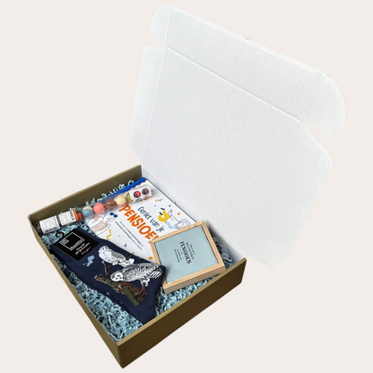 Relax & Geniet – Stoere Pensioen Cadeaubox voor Collega