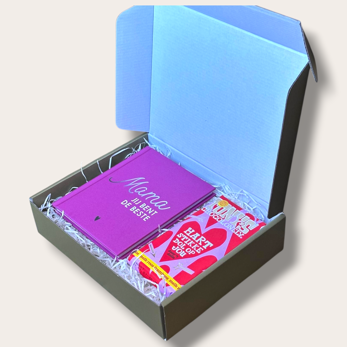 Lief cadeau voor mama – Inspirerend boekje en chocolade