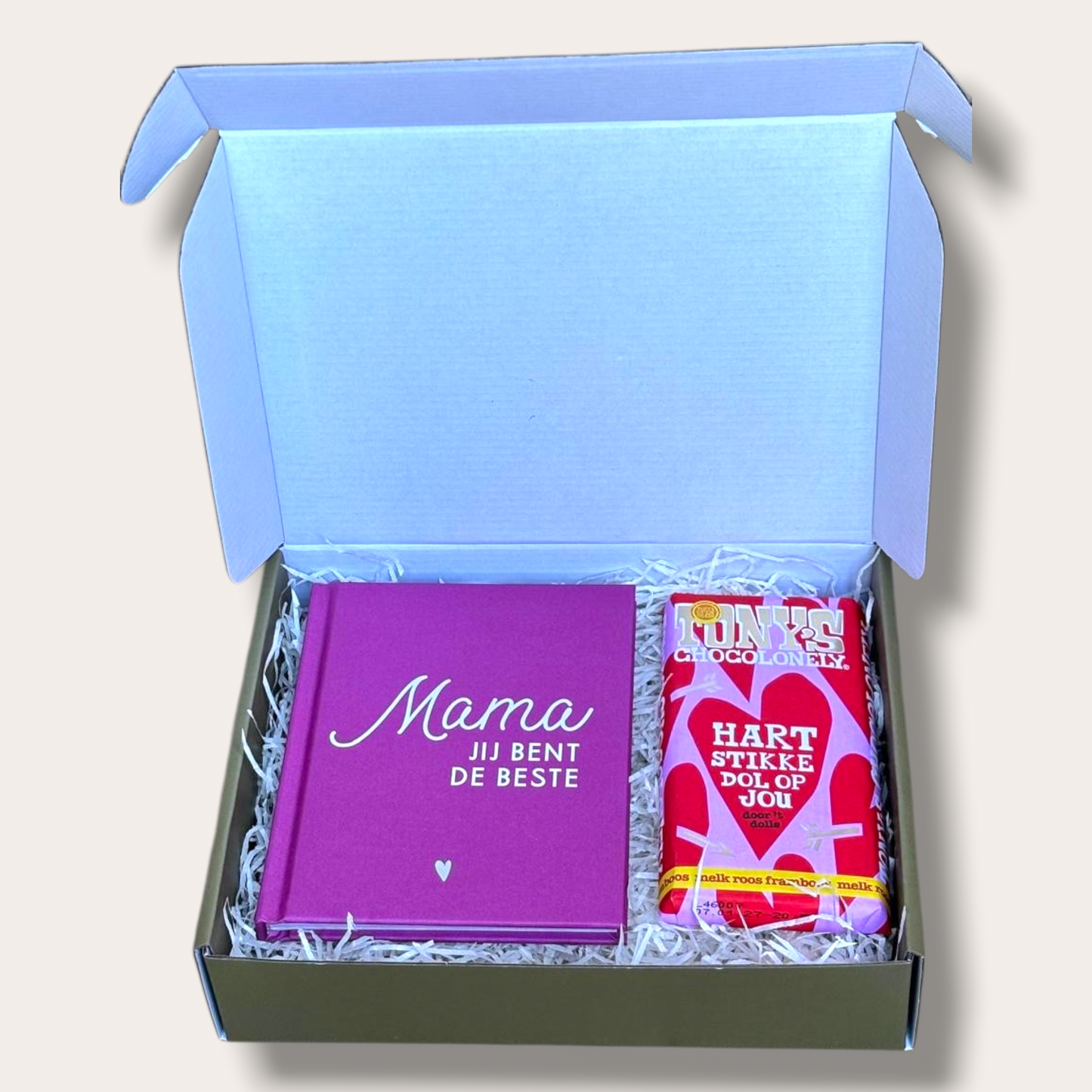 Lief cadeau voor mama – Inspirerend boekje en chocolade